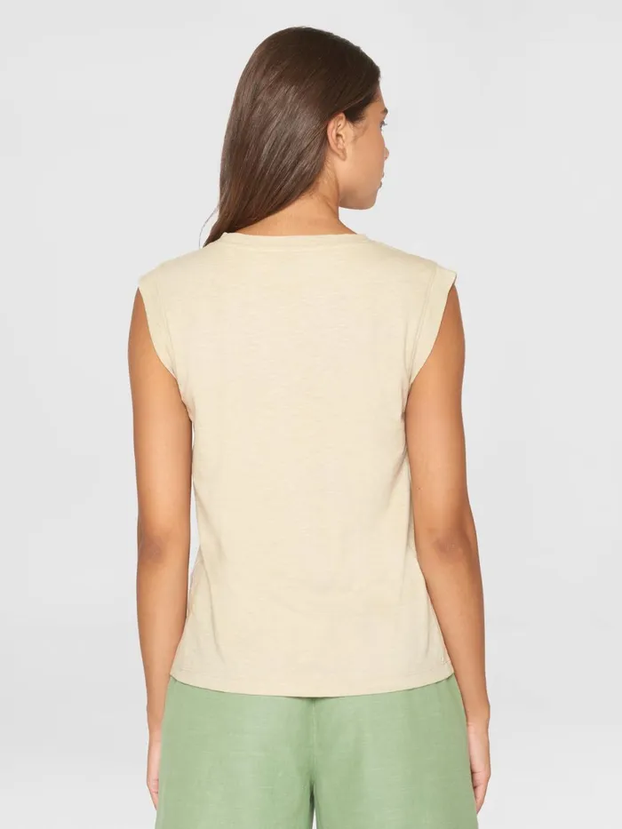 KnowledgeCotton Apparel TShirts And Tops Loose Fit Jersey Tank Top Gotsvegan 8211 Women KnowledgeCotton Apparel TShirts And Tops Loose Fit Jersey Tank Top Gotsvegan 8211 Women