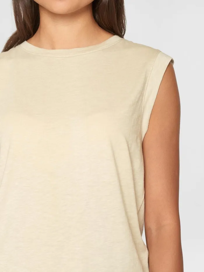 KnowledgeCotton Apparel TShirts And Tops Loose Fit Jersey Tank Top Gotsvegan 8211 Women KnowledgeCotton Apparel TShirts And Tops Loose Fit Jersey Tank Top Gotsvegan 8211 Women
