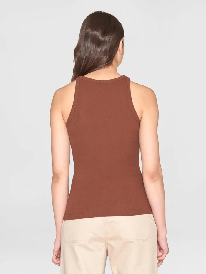 KnowledgeCotton Apparel TShirts And Tops Racer Rib Top Tiramisu 8211 Women KnowledgeCotton Apparel TShirts And Tops Racer Rib Top Tiramisu 8211 Women