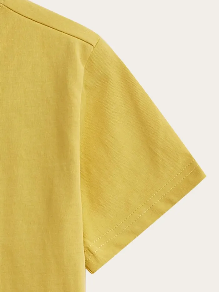 KnowledgeCotton Apparel TShirts Owl Tshirt Misted Yellow 8211 Kids KnowledgeCotton Apparel TShirts Owl Tshirt Misted Yellow 8211 Kids