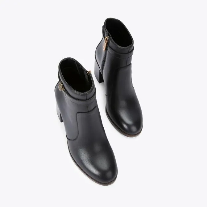 Kurt Geiger Boots Shoreditch Block Ankle Boot Black 8211 Women