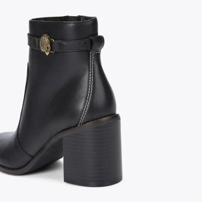 Kurt Geiger Boots Shoreditch Block Ankle Boot Black 8211 Women