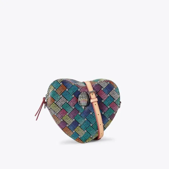Kurt Geiger Crossbody Bags Camden Heart Cross Body Bag Black Combination 8211 Women