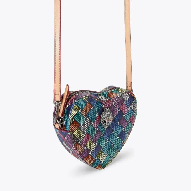 Kurt Geiger Crossbody Bags Camden Heart Cross Body Bag Black Combination 8211 Women