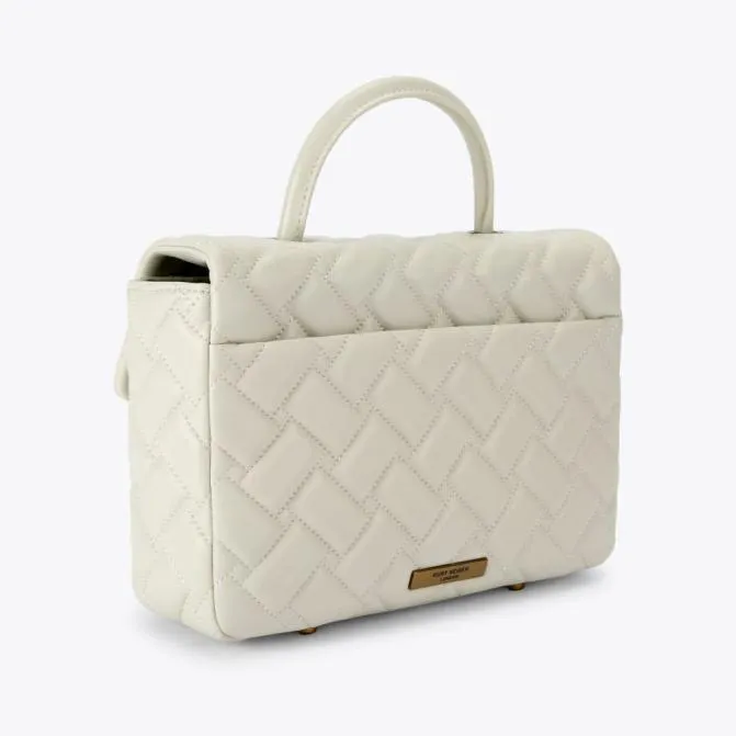 Kurt Geiger Crossbody Bags Kensington Top Handle Bag Bone 8211 Women
