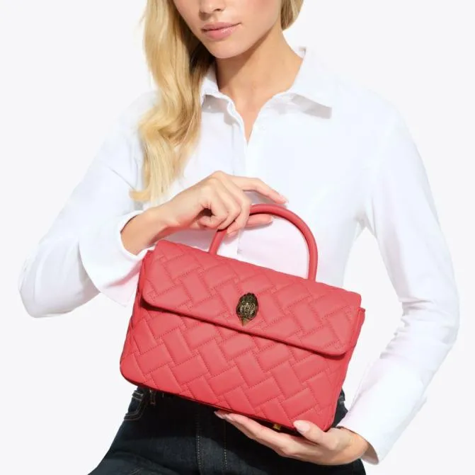 Kurt Geiger Crossbody Bags Kensington Top Handle Bag Pink Combination 8211 Women
