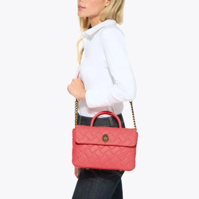Kurt Geiger Crossbody Bags Kensington Top Handle Bag Pink Combination 8211 Women