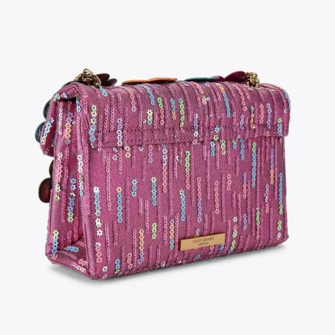 Kurt Geiger Crossbody Bags Medium Kensington Bag Fushia Combination 8211 Women