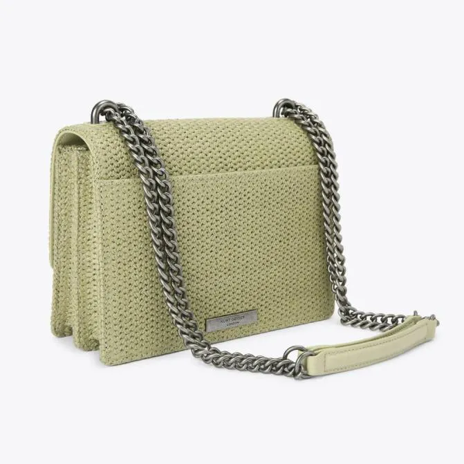 Kurt Geiger Crossbody Bags Shoreditch Cross Body Bag Pale Green 8211 Women