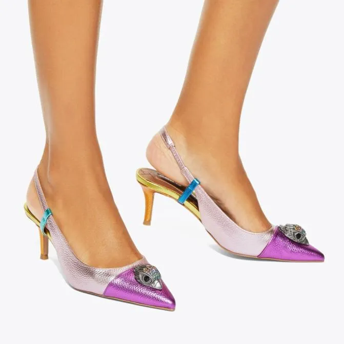 Kurt Geiger Heels Belgravia Eagle Sling Back Heel Multiother 8211 Women