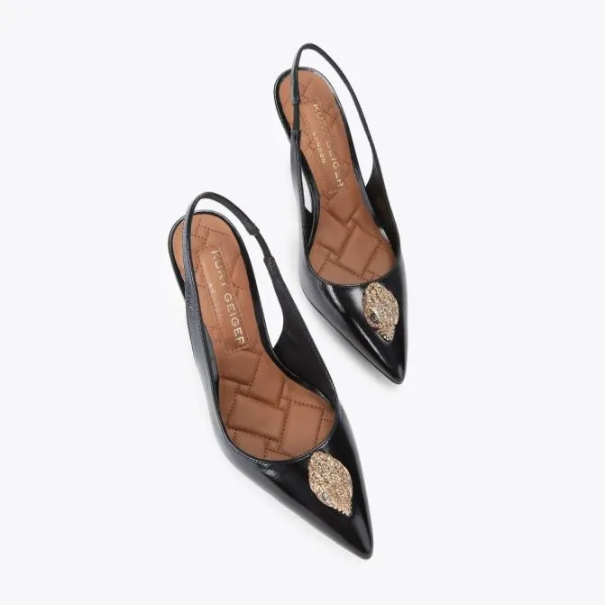 Kurt Geiger Heels Belgravia High Sling Heel Black 8211 Women