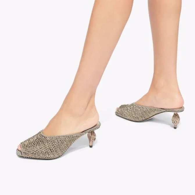 Kurt Geiger Heels Eagle Mule Heel Beige 8211 Women