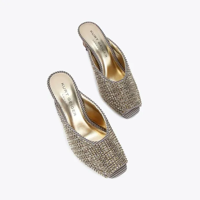 Kurt Geiger Heels Eagle Mule Heel Beige 8211 Women