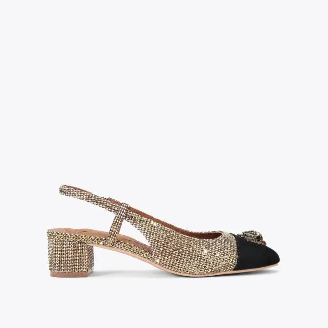 Kurt Geiger Heels Sloane Slingback Heel Beige Combination 8211 Women