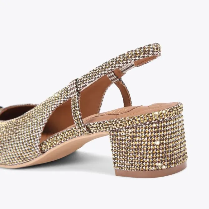 Kurt Geiger Heels Sloane Slingback Heel Beige Combination 8211 Women