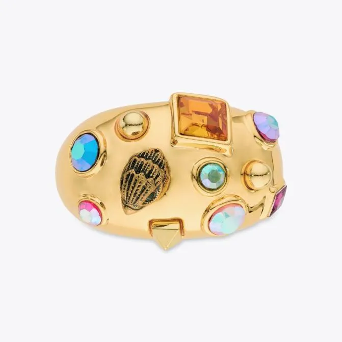 Kurt Geiger Jewelry Crystal Mix Ring Gold 8211 Women