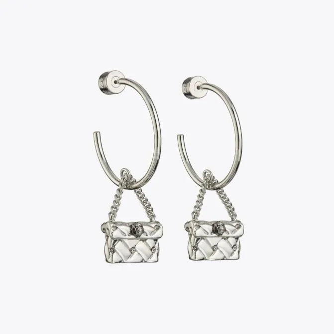 Kurt Geiger Jewelry Kensington Hoop Earrings Silver 8211 Women