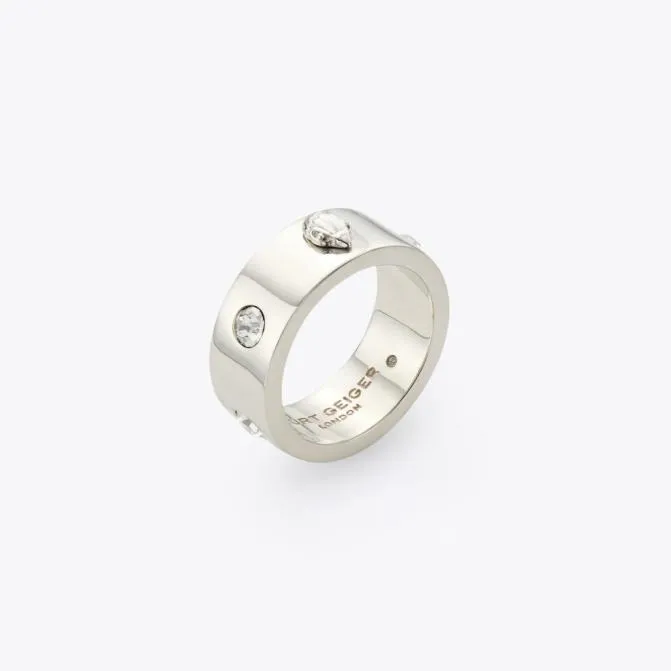 Kurt Geiger Jewelry Metal Eagle Ring Silver 8211 Women