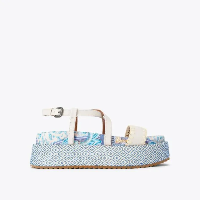 Kurt Geiger Sandals Chelsea Flatform Sandal Blue Pale Combination 8211 Women