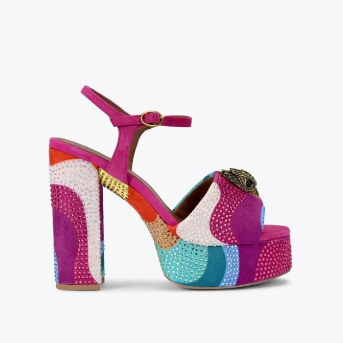 Kurt Geiger Sandals Kensington Platform Heel Multiother 8211 Women