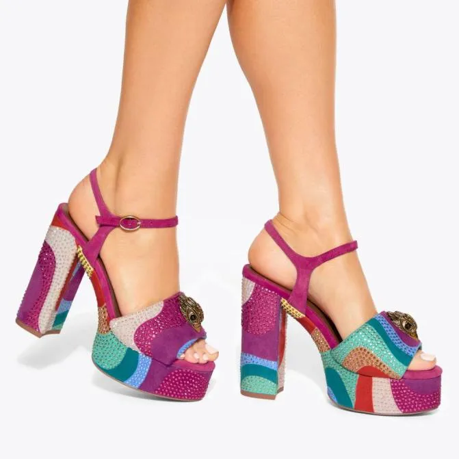 Kurt Geiger Sandals Kensington Platform Heel Multiother 8211 Women