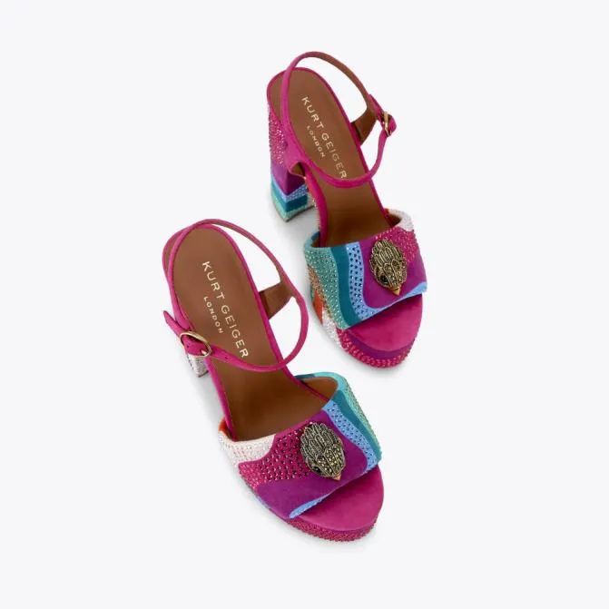 Kurt Geiger Sandals Kensington Platform Heel Multiother 8211 Women