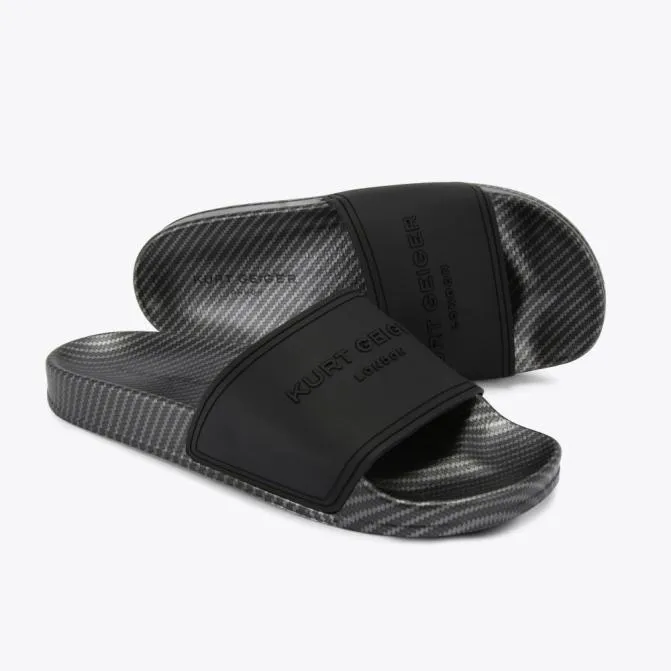 Kurt Geiger Sandals KGL Pool Slider Mens Black Other 8211 Men