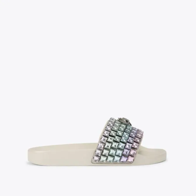 Kurt Geiger Sandals Meena Eagle Jewel Sandal Bone Combination 8211 Women