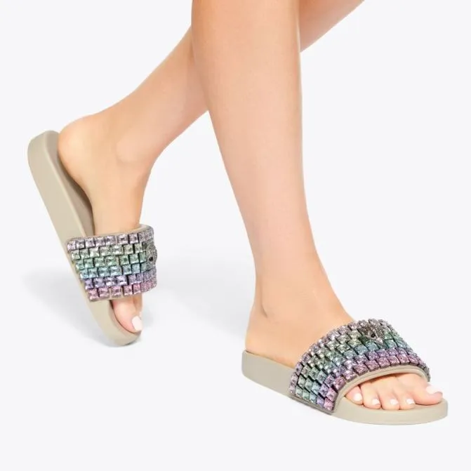 Kurt Geiger Sandals Meena Eagle Jewel Sandal Bone Combination 8211 Women