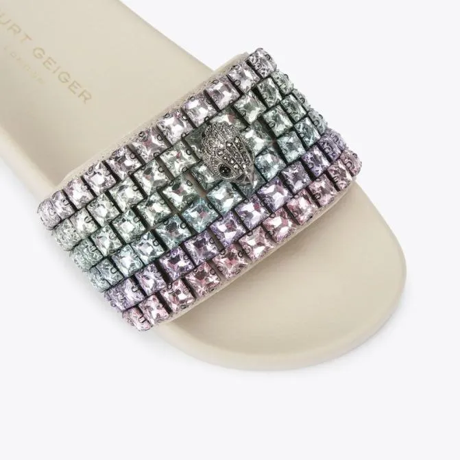Kurt Geiger Sandals Meena Eagle Jewel Sandal Bone Combination 8211 Women