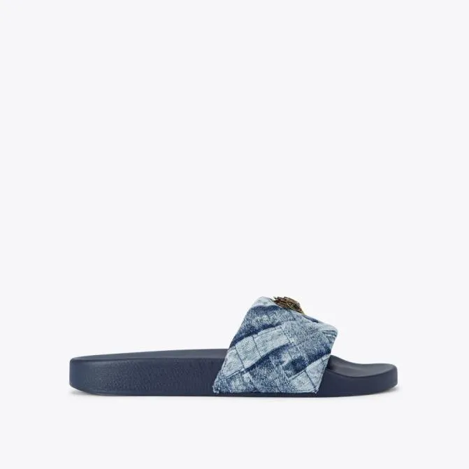 Kurt Geiger Sandals Meena Eagle Slide Denim 8211 Women