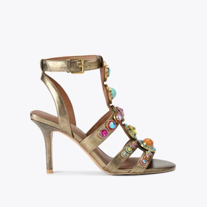 Kurt Geiger Sandals Octavia High Gladiator Heel Bronze Combination 8211 Women Kurt Geiger Sandals Octavia High Gladiator Heel Bronze Combination 8211 Women