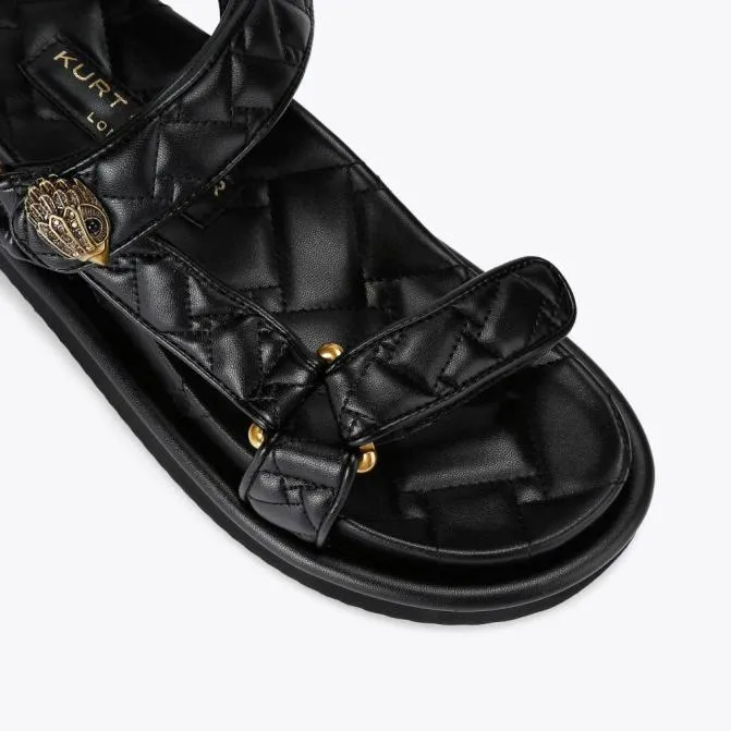 Kurt Geiger Sandals Orson Velcro Sandal Black 8211 Women