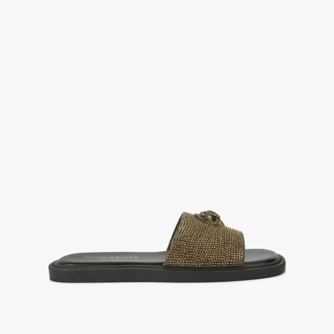 Kurt Geiger Sandals Oscar Slide Sandal Dark Brown 8211 Men