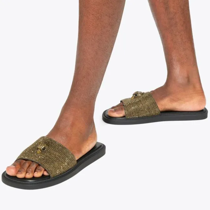 Kurt Geiger Sandals Oscar Slide Sandal Dark Brown 8211 Men