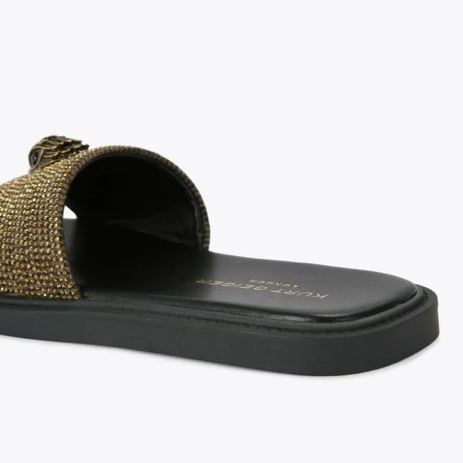 Kurt Geiger Sandals Oscar Slide Sandal Dark Brown 8211 Men
