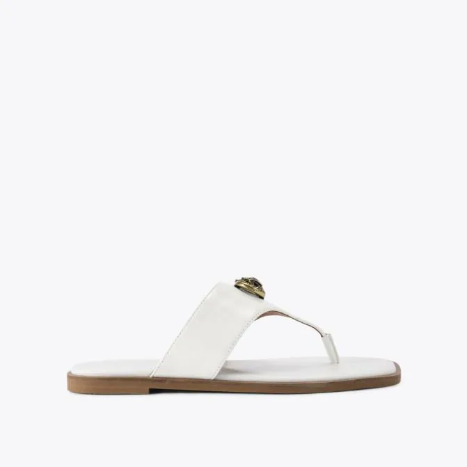 Kurt Geiger Sandals Square Chelsea Tbar Sandal White 8211 Women
