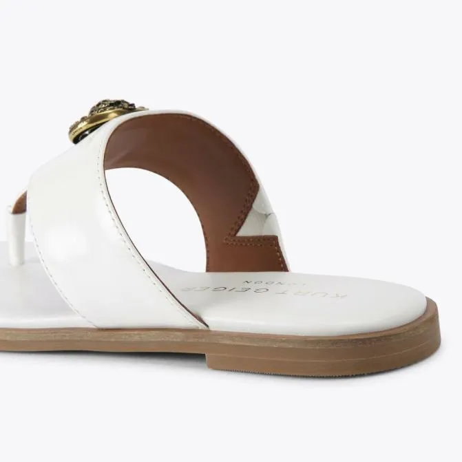 Kurt Geiger Sandals Square Chelsea Tbar Sandal White 8211 Women