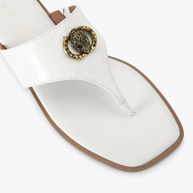 Kurt Geiger Sandals Square Chelsea Tbar Sandal White 8211 Women