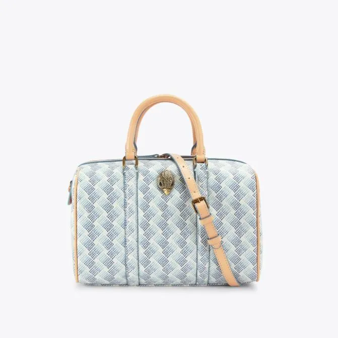 Kurt Geiger Shoulder Bags Camden Boston Bag White Comb 8211 Women