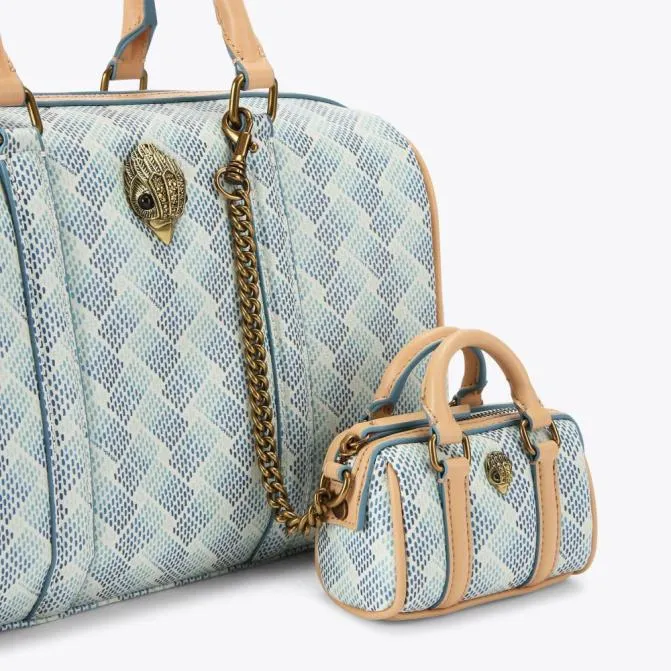 Kurt Geiger Shoulder Bags Camden Boston Charm White Comb 8211 Women