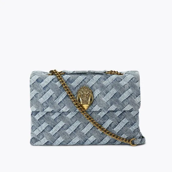 Kurt Geiger Shoulder Bags Xxl Denim Kensington Bag Denim 8211 Women