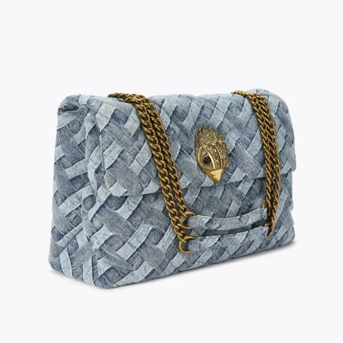 Kurt Geiger Shoulder Bags Xxl Denim Kensington Bag Denim 8211 Women