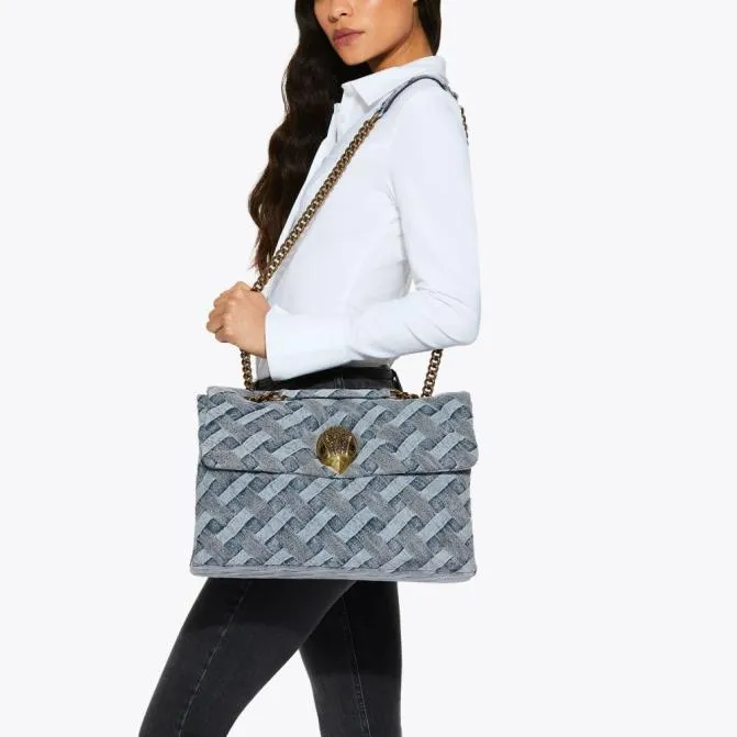 Kurt Geiger Shoulder Bags Xxl Denim Kensington Bag Denim 8211 Women