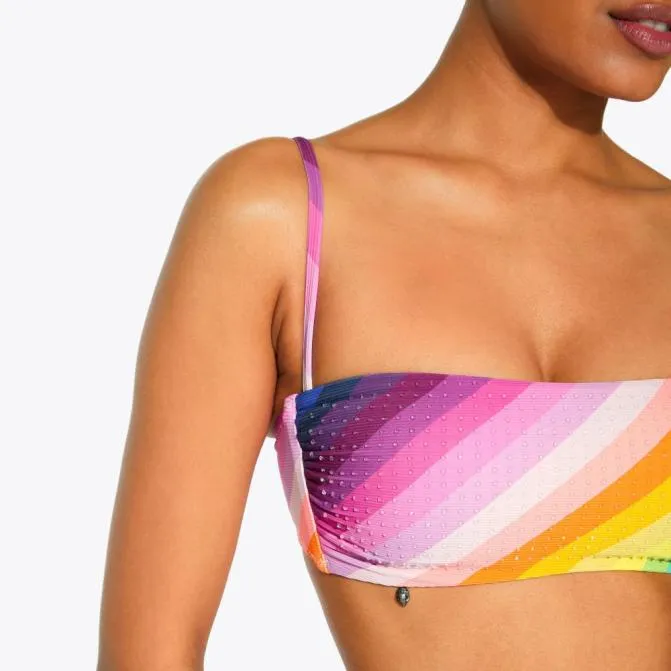 Kurt Geiger Swim Kensington Bandeau Bikini Top Multiother 8211 Women