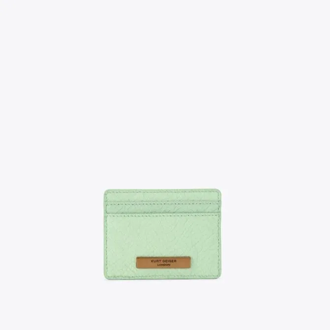Kurt Geiger Wallets and Purses Chelsea Card Holder Pale Green 8211 Women