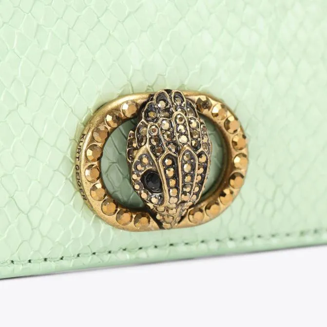 Kurt Geiger Wallets and Purses Chelsea Card Holder Pale Green 8211 Women
