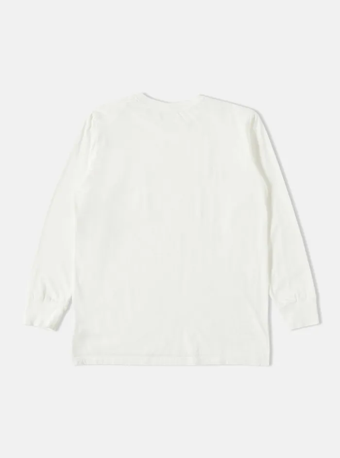 LS Tee In Ecru Organic Jersey Men Universal Works Tees