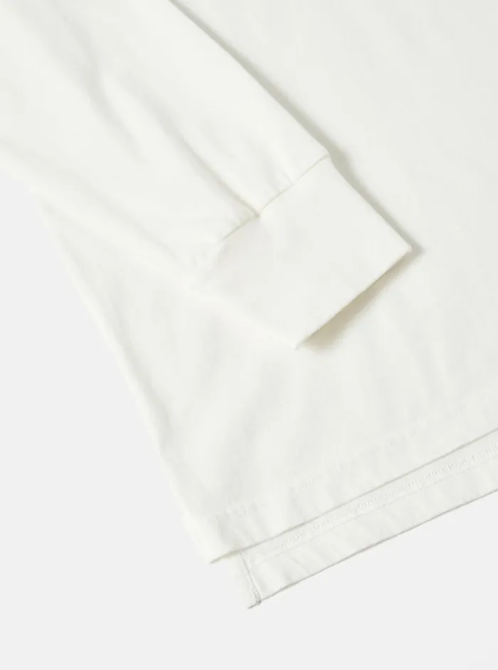 LS Tee In Ecru Organic Jersey Men Universal Works Tees