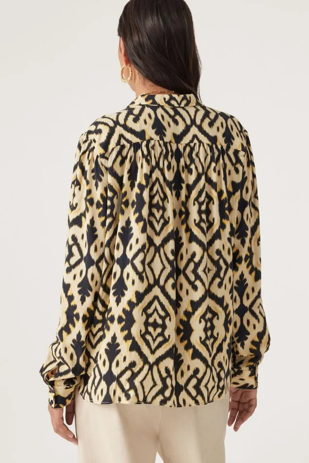 LandBlouse With Yoke Clothing Baandsh Tops and Shirts